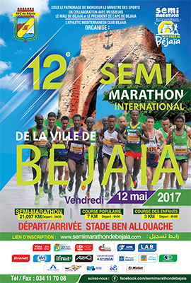 Semi marathon bejaia 12 mai 2017